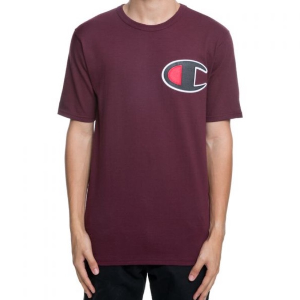 CHAMPION Authentic Vintage 90’s Heritage T-Shirt Maroon Small